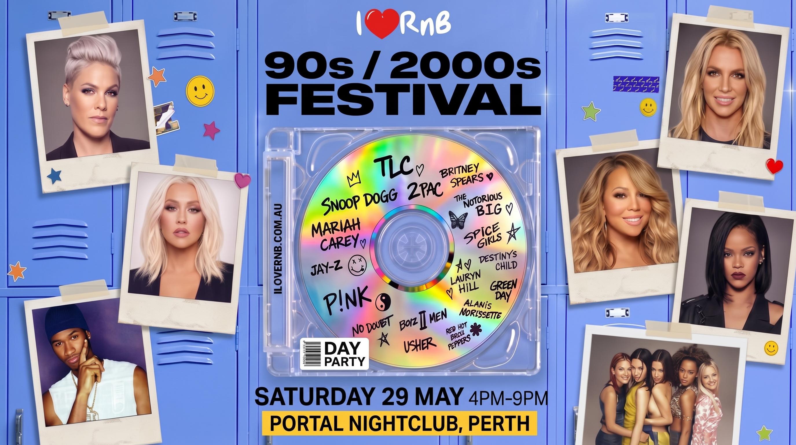 90s + 2000s Day Party Festival (25+ Event)