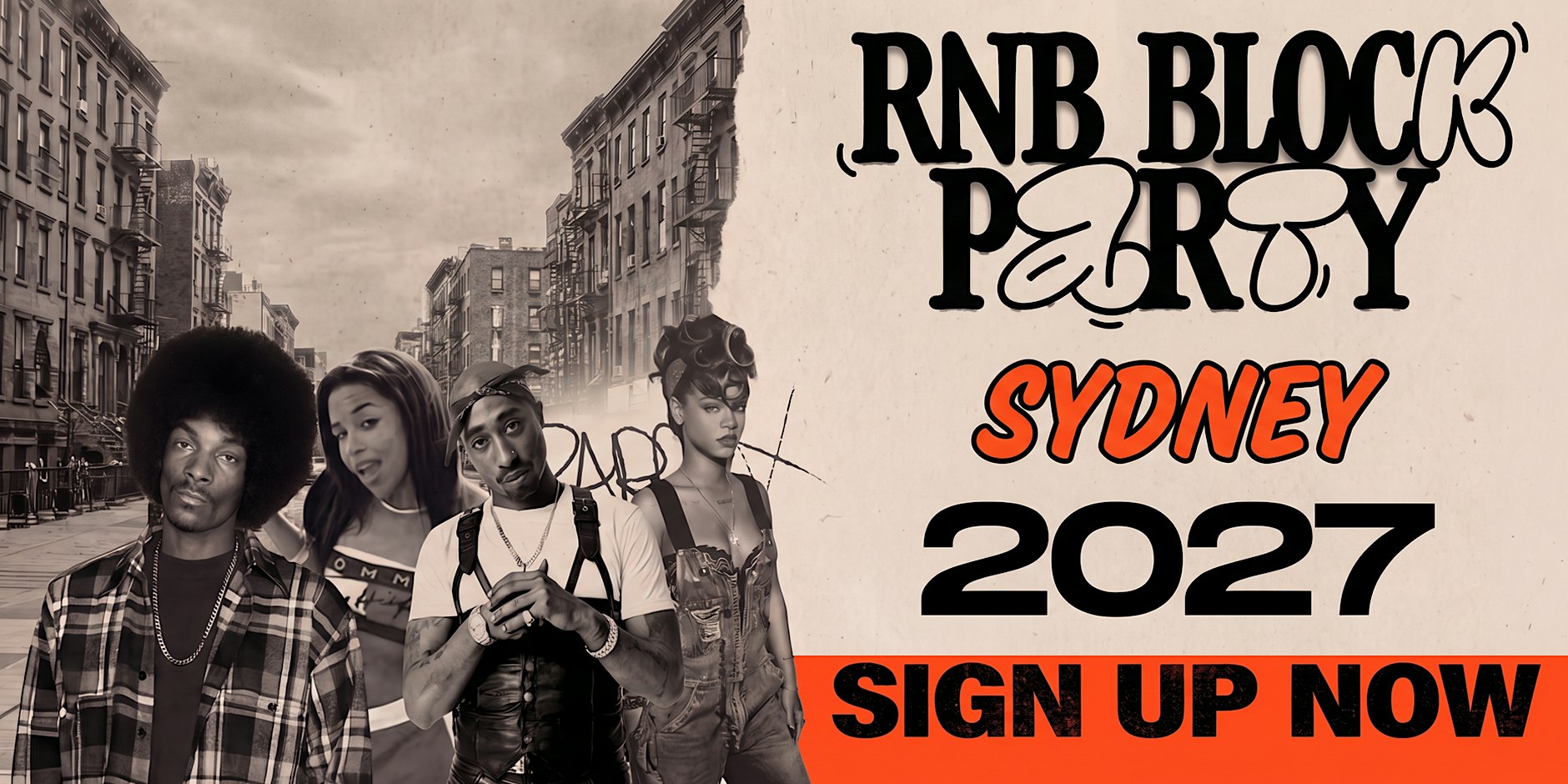 90s + 2000s RNB BLOCK PARTY | SYDNEY