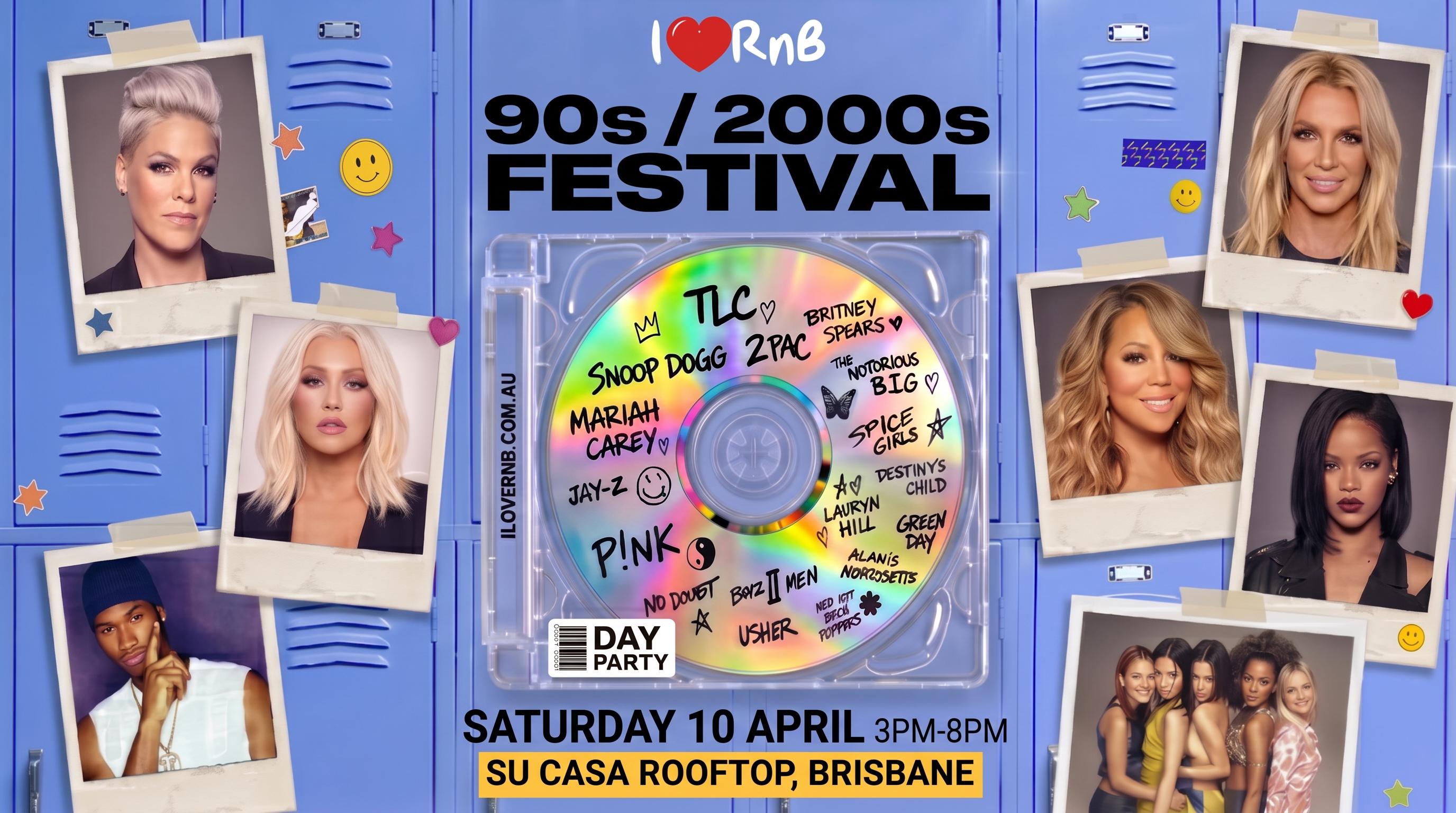 90s + 2000s Day Party Festival (25+ Event)