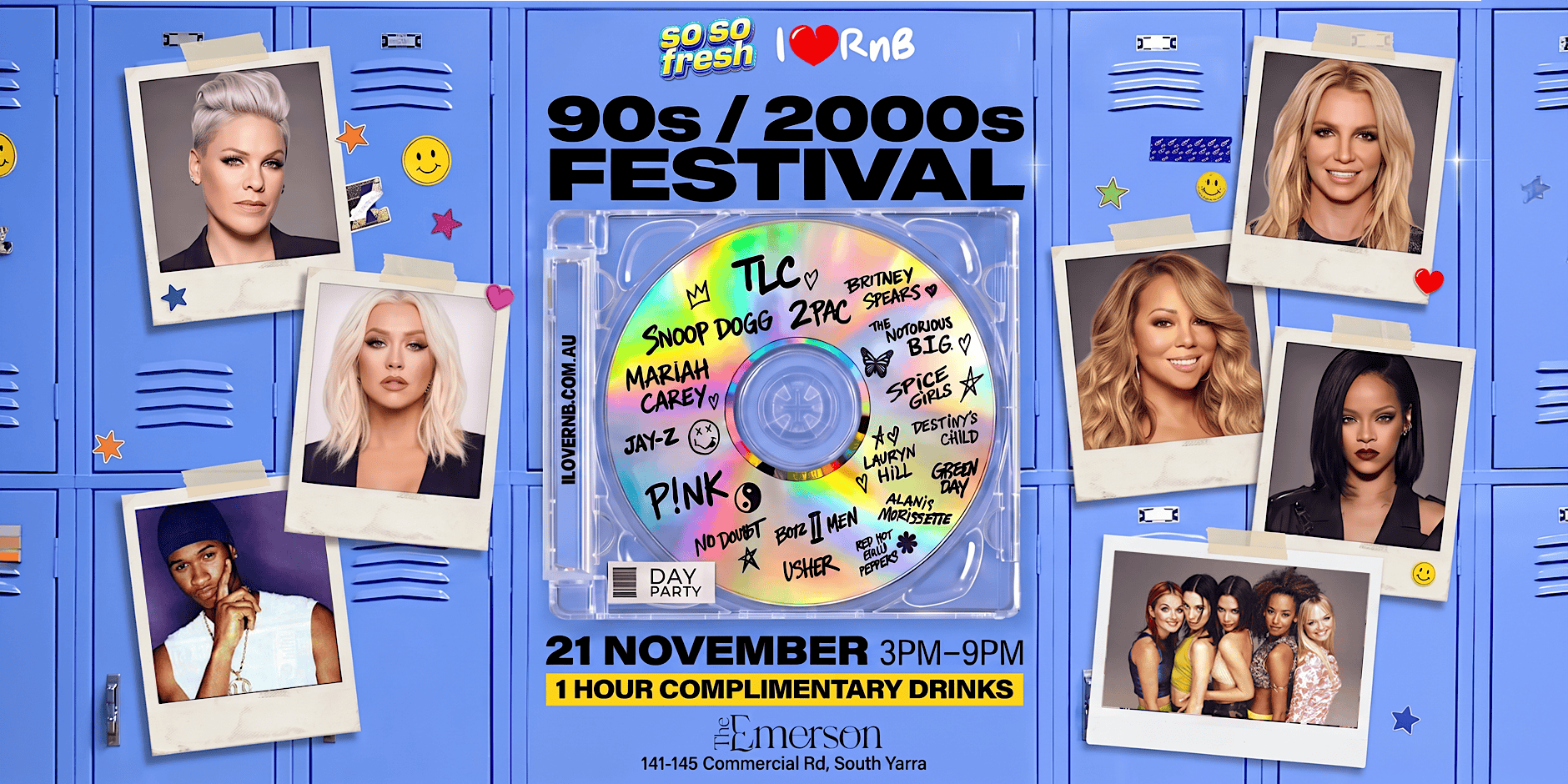 90s + 2000s Festival | DAY PARTY (25+ EVENT)