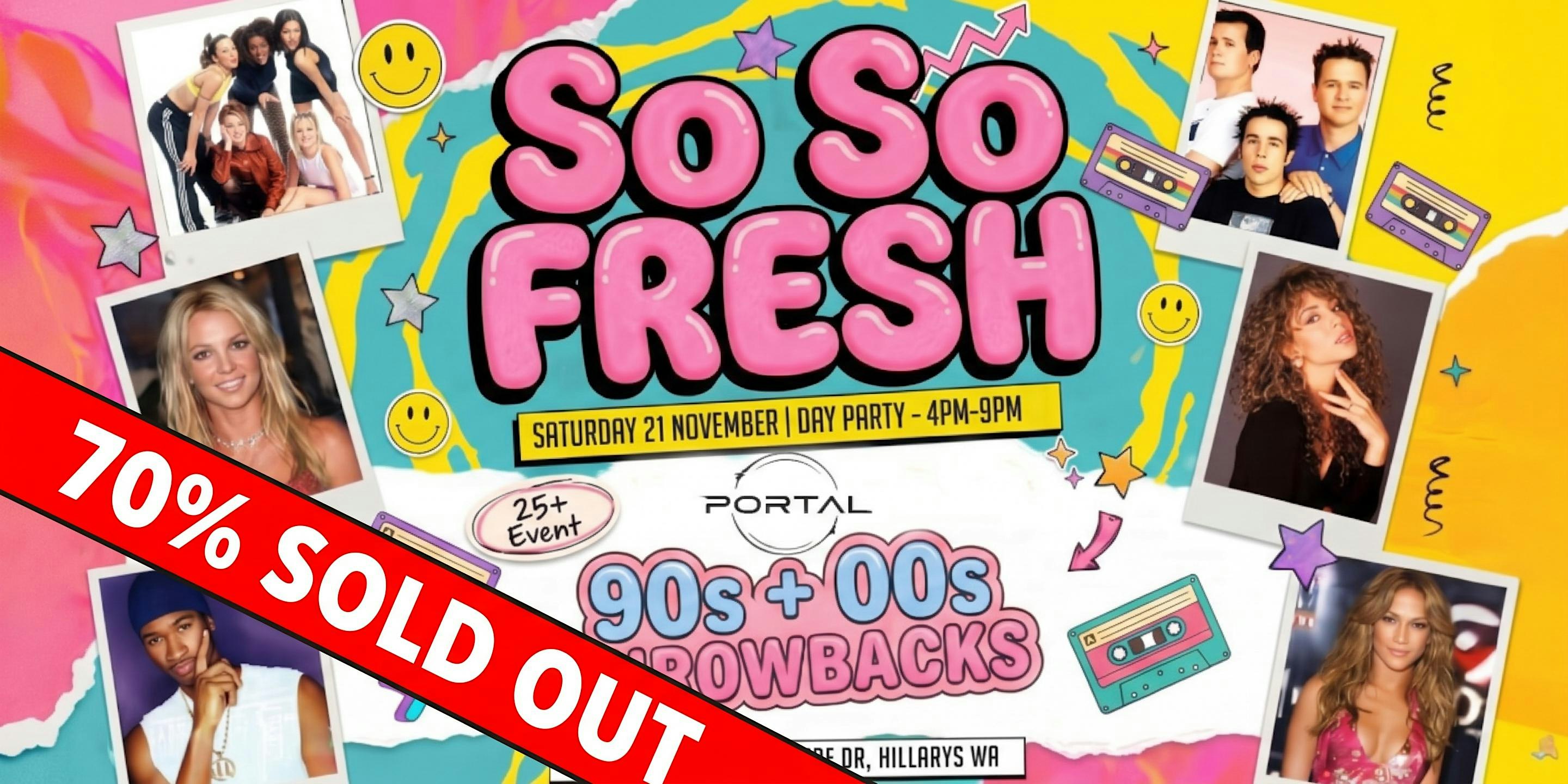 90s + 2000s Day Party Perth (25+ Event)