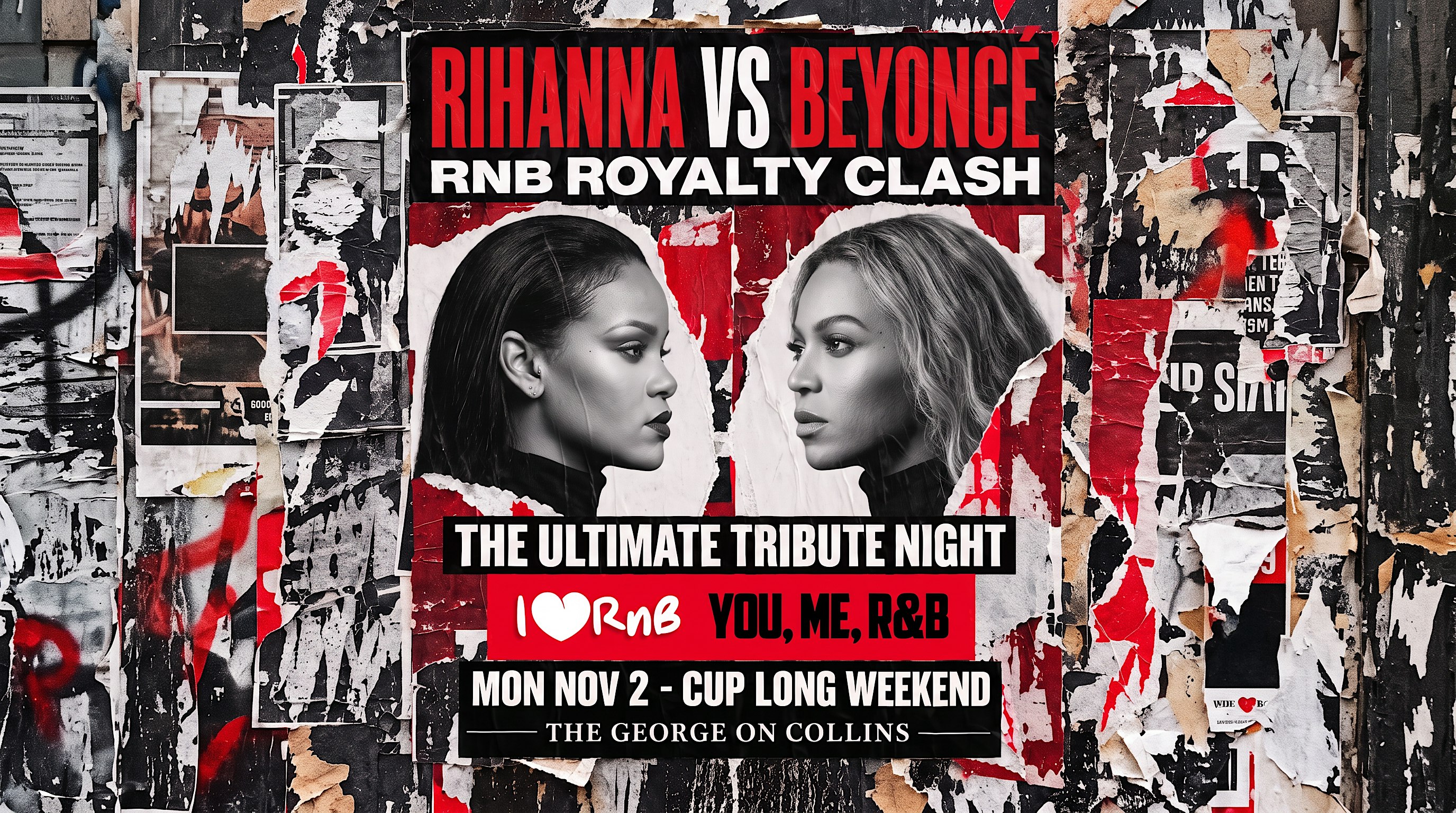 Rihanna vs Beyoncé — 90s + 2000s RNB Party